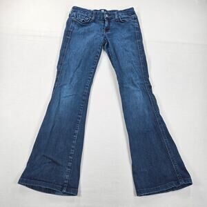 Seven 7 For All Mankind Low Rise "A" Pocket Boot Flare Women's Size 26